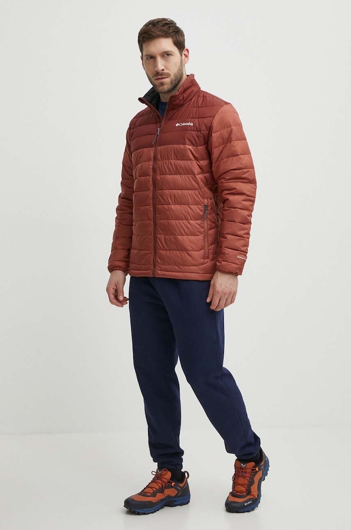 Columbia kurtka sportowa Powder 1698001 czerwony SS24
