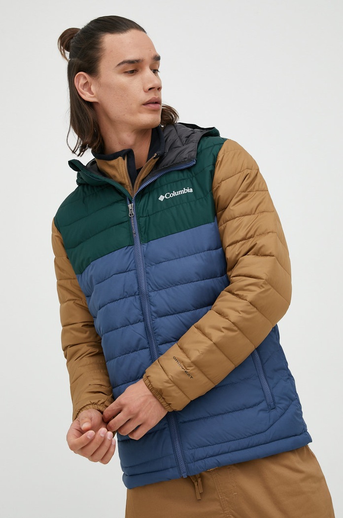 Columbia kurtka sportowa Powder Lite Hooded Jkt pozostałe niebieski 1693931