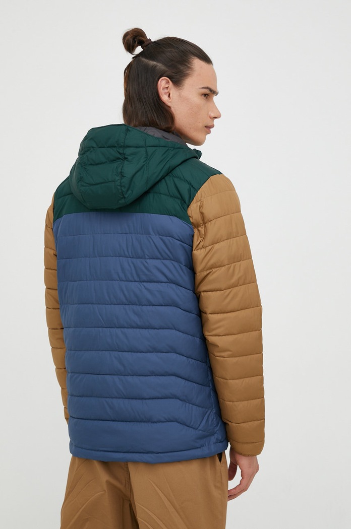 Odzież Columbia kurtka sportowa Powder Lite Hooded Jkt 1693931 niebieski