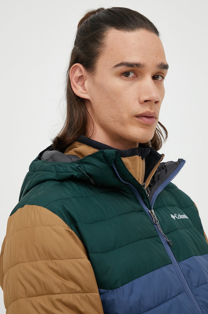 Columbia kurtka sportowa Powder Lite Hooded Jkt niebieski 1693931