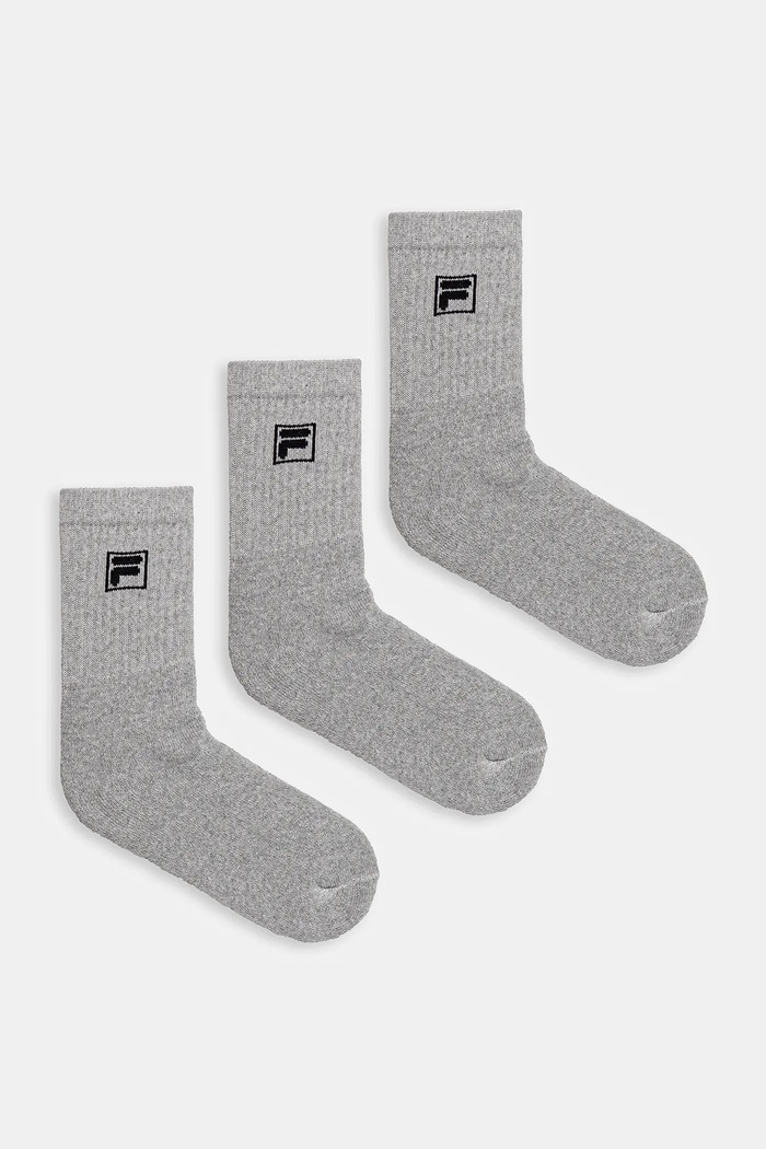 Fila - Skarpety (3-pack) skarpetki długie szary F9000.D