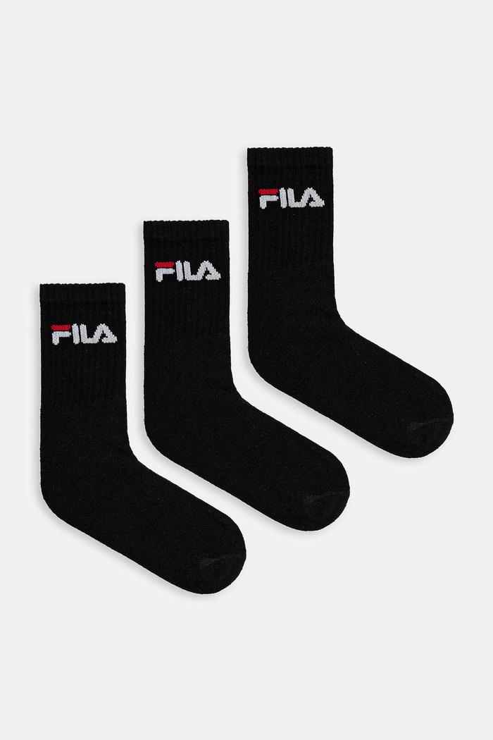 Fila - Ponožky (3-pack) dlhé ponožky čierna F9505.D