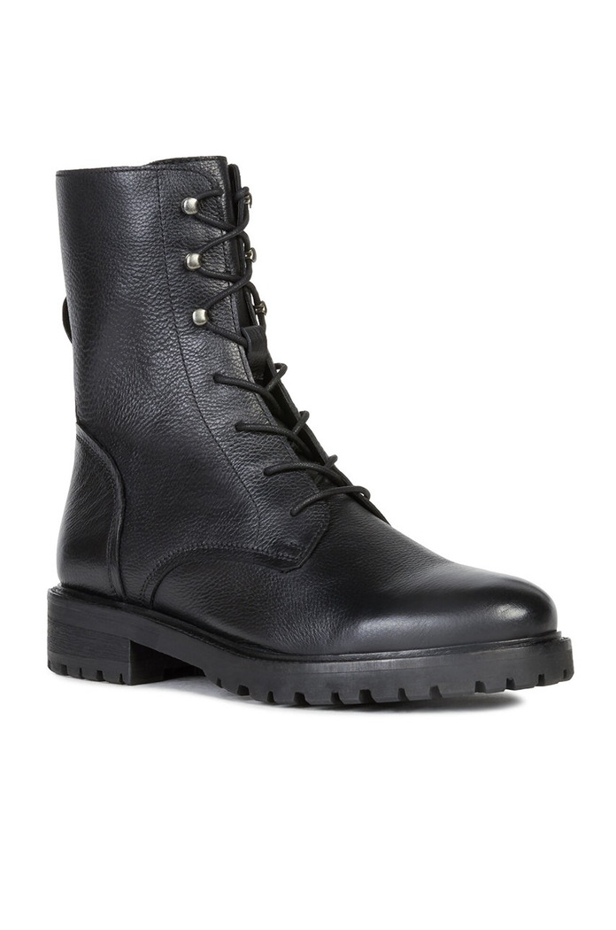 Geox - Členkové topánky D HOARA D94FTE.00085 čierna AW26