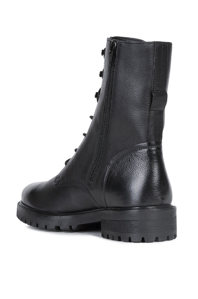 Bokacsizma Geox D94FTE.00085 fekete