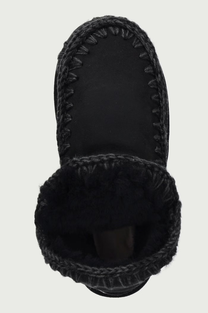 Snežni čevlji ženski semišasti Mou MU.FW101001A črna