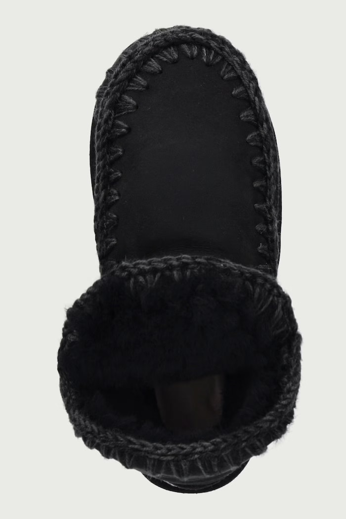 Snežni čevlji ženski semišasti Mou MU.FW101001A črna