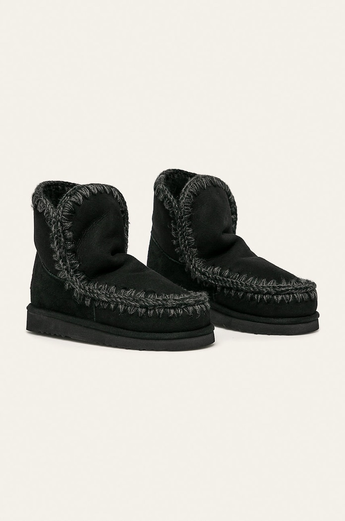 Mou Usnjene snežke MU.FW101001A črna AW19