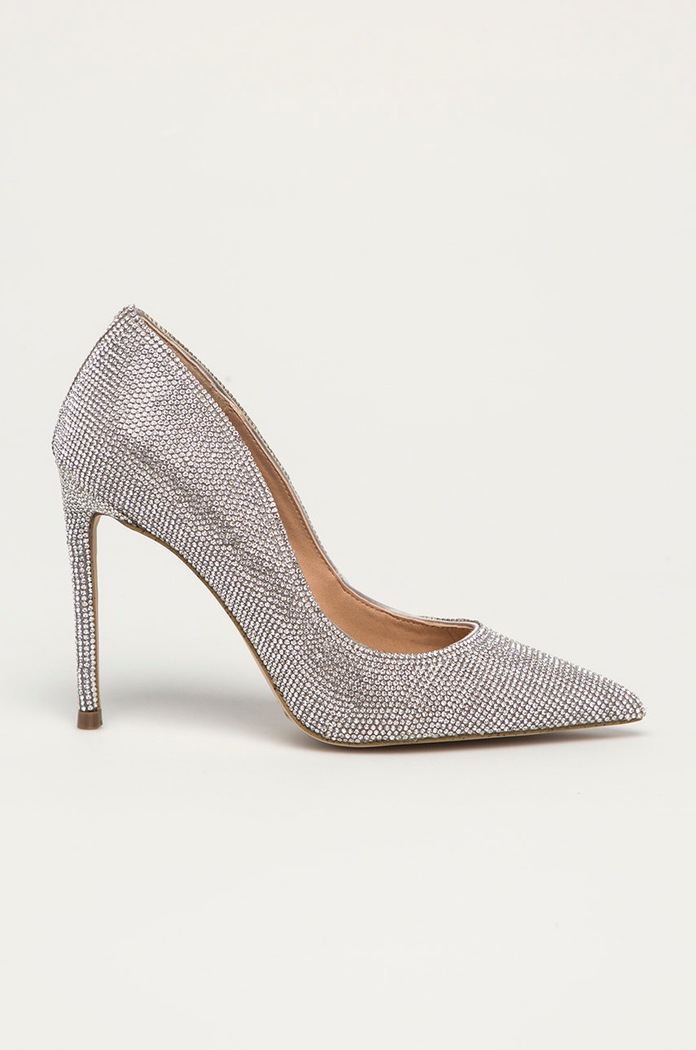 Steve Madden - Pantofi cu toc Vala-R subțire argintiu SM11000751