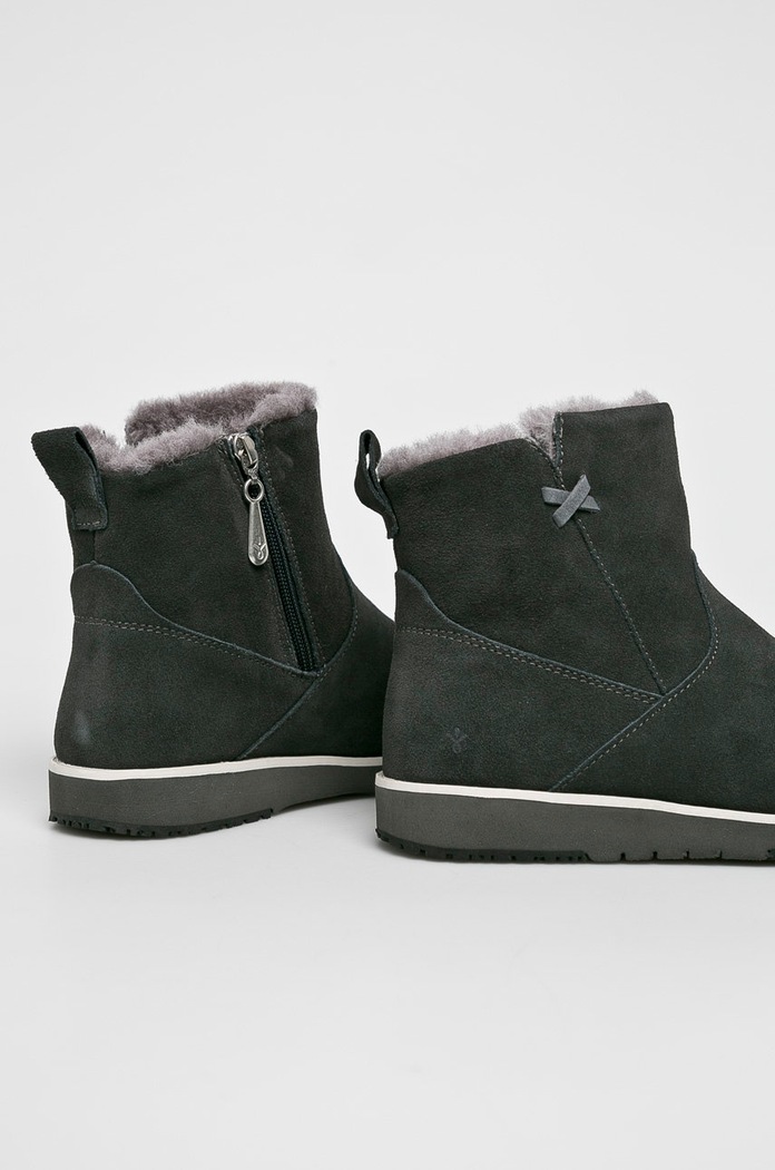 Obuwie Emu Australia botki W11026.Beach.DRK.GREY szary