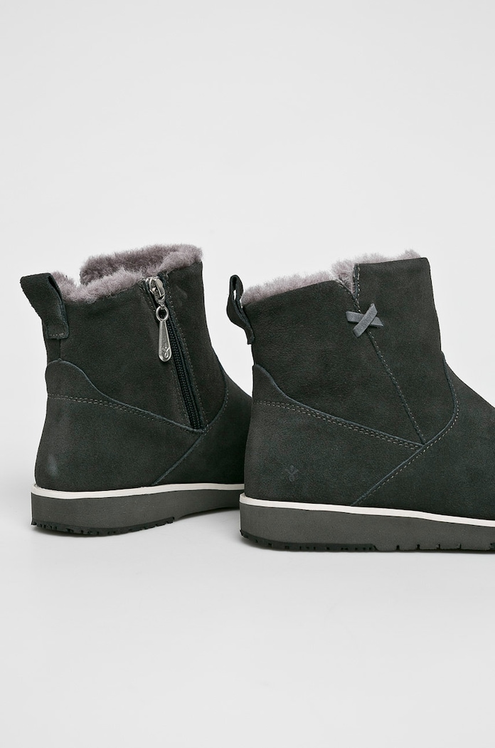 Obuwie Emu Australia botki W11026.Beach.DRK.GREY szary
