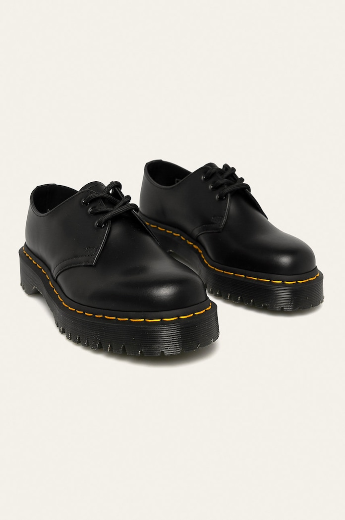 Dr. Martens pantofi de piele 1461 Bex Smooth DM21084001 negru SS22