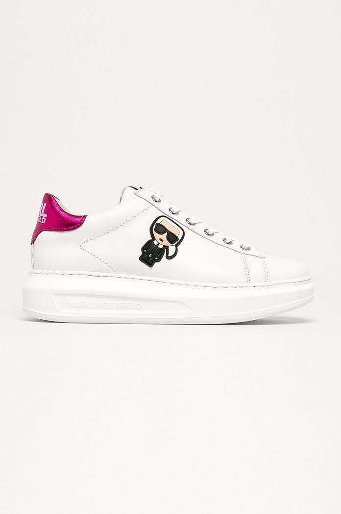 Karl Lagerfeld - Cipő platformos fehér KL62530