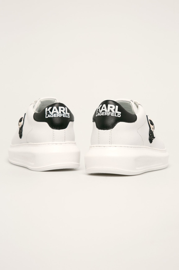 Παπούτσια Karl Lagerfeld - Δερμάτινα παπούτσιαKAPRI KL62530 λευκό
