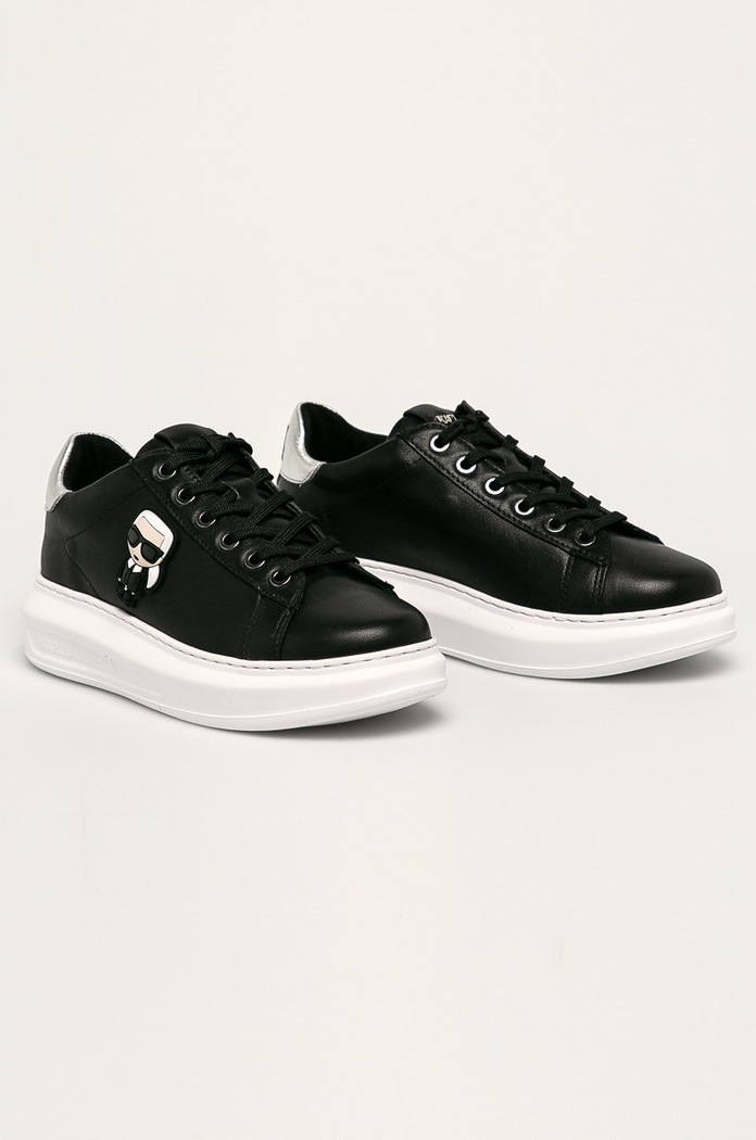 Karl Lagerfeld - Kožená obuv KAPRI KL62530 čierna SS20