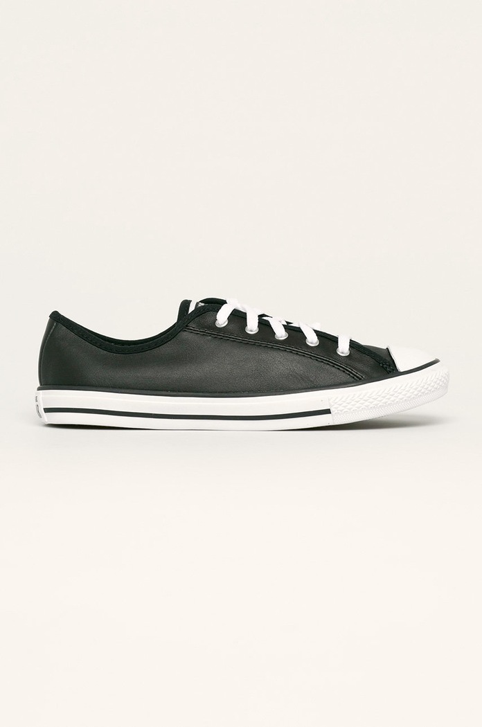 Kožené tenisky Converse C564985 plochá černá C564985