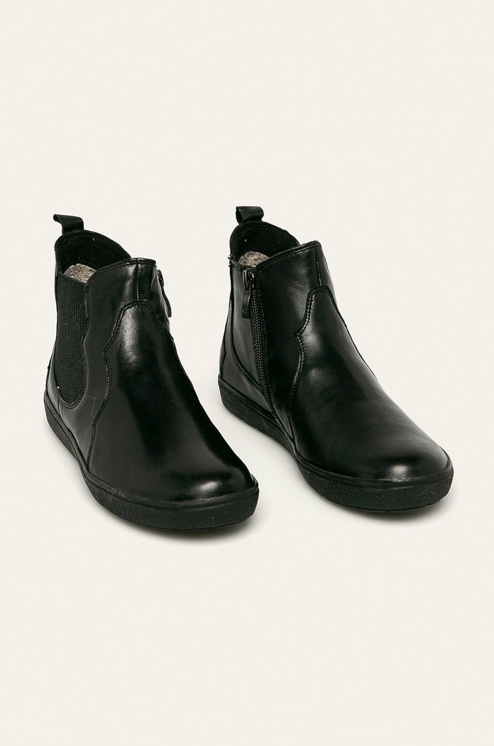 Caprice - Cizme de piele 9.9.25467.33.040 negru AW19