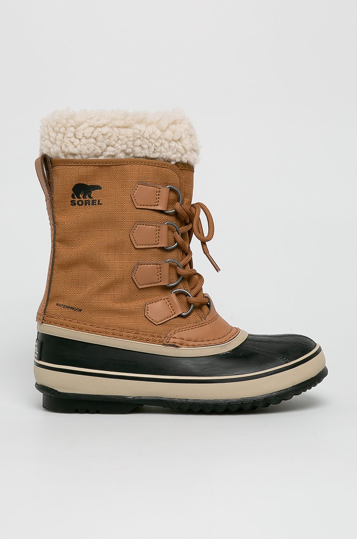 Sorel Μπότες χιονιού Winter Carnival υφασμάτινο καφέ 1855081