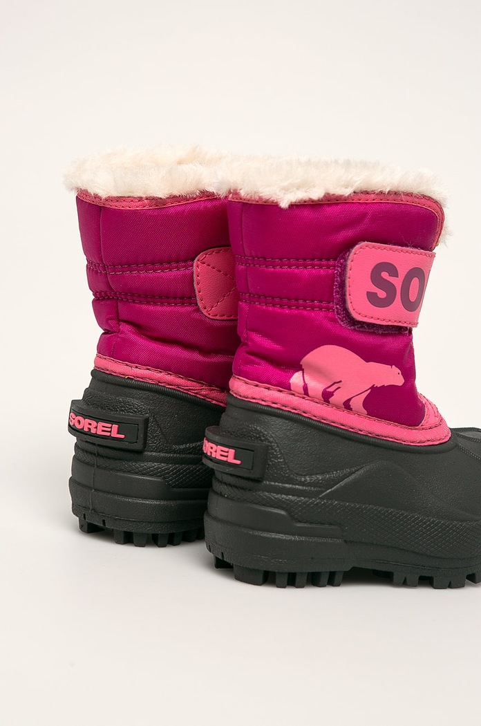 Dziewczynka Sorel - Śniegowce dziecięce Toddler Snow Commander 1869562 różowy