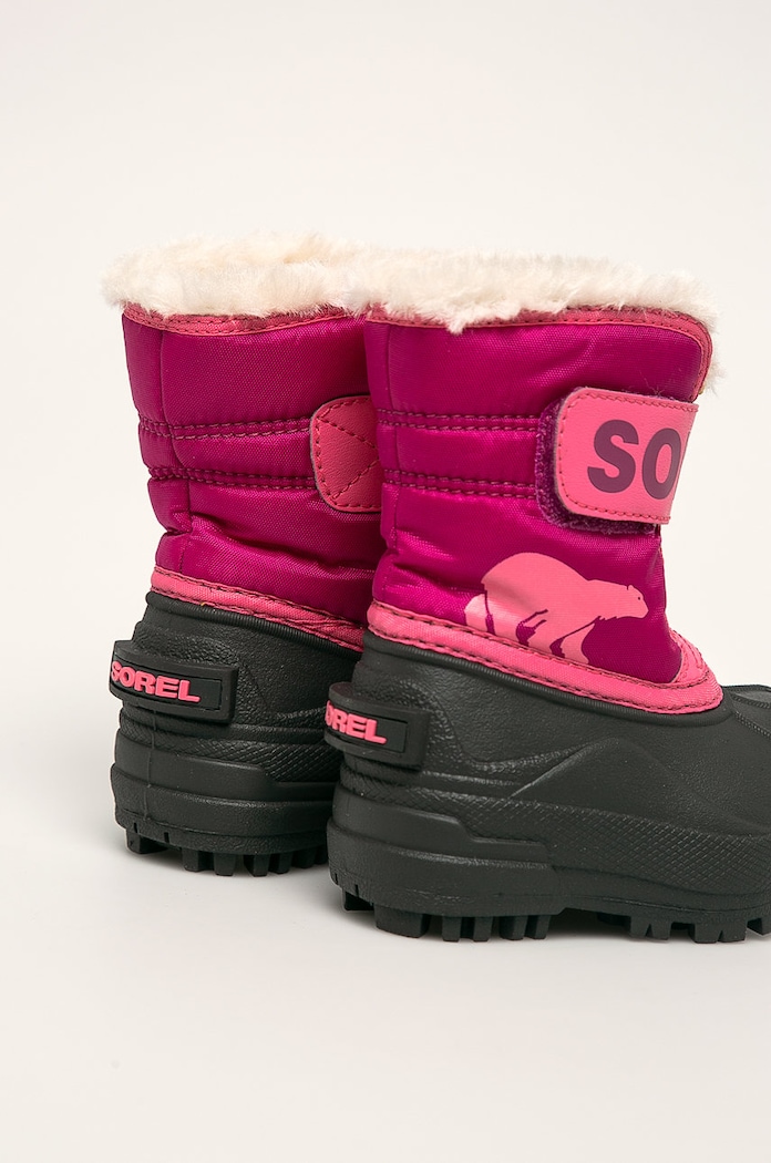 Dziewczynka Sorel - Śniegowce dziecięce Toddler Snow Commander 1869562 różowy