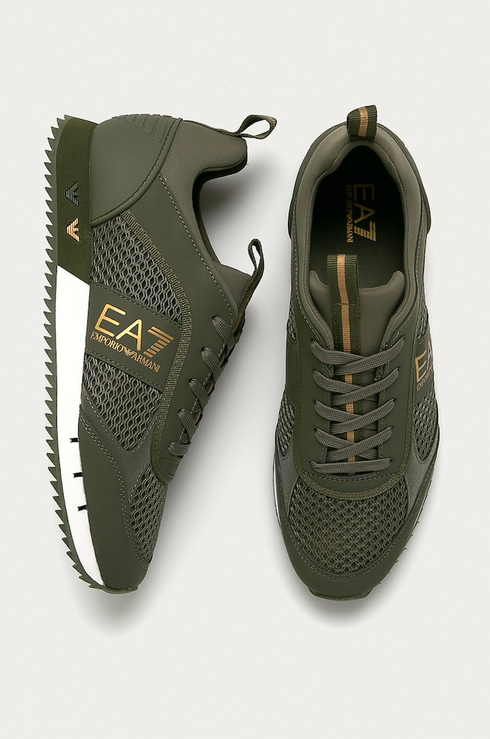 EA7 Emporio Armani - Topánky XK050.X8X027 zelená