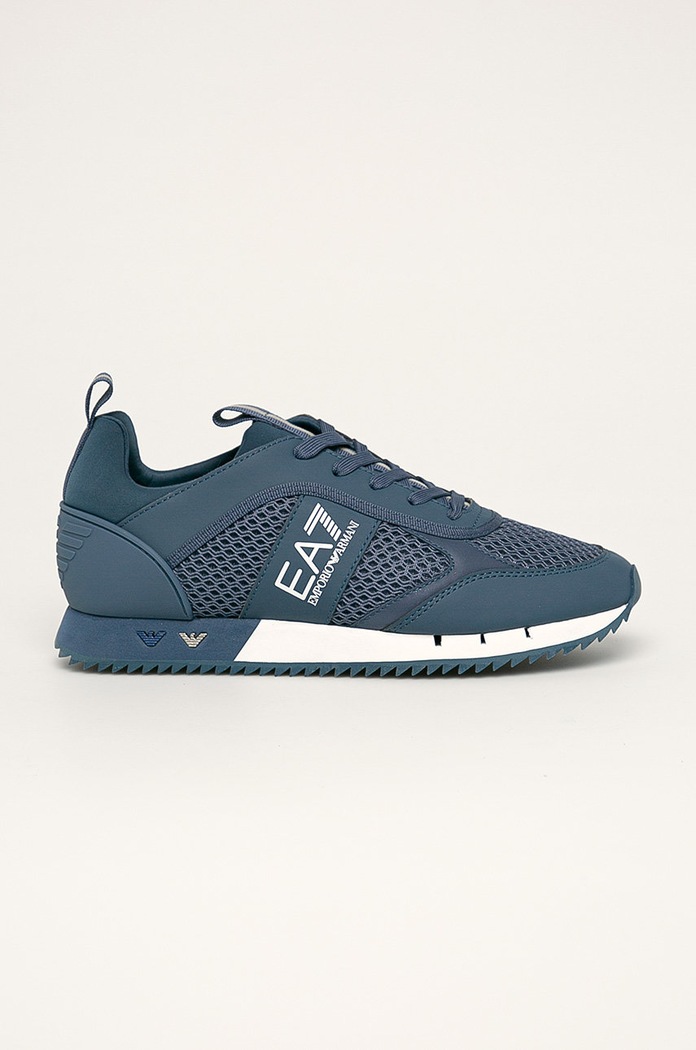 EA7 Emporio Armani - Buty XK050.X8X027 imitacja skóry licowej niebieski XK050.X8X027