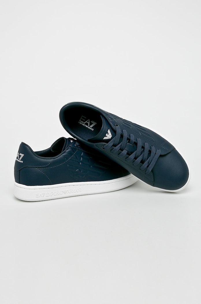 Obuća EA7 Emporio Armani - Kožne cipele XCC51.X8X001 mornarsko plava