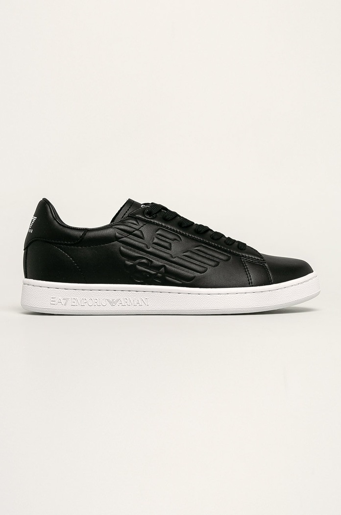 EA7 Emporio Armani - Кожени обувки черен XCC51.X8X001