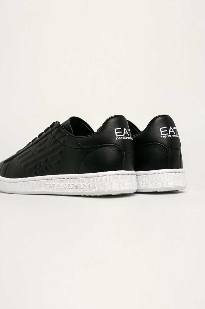 Обувки EA7 Emporio Armani - Кожени обувки XCC51.X8X001 черен