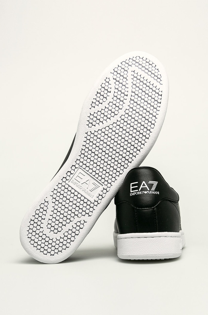 EA7 Emporio Armani - Кожени обувки XCC51.X8X001 черен