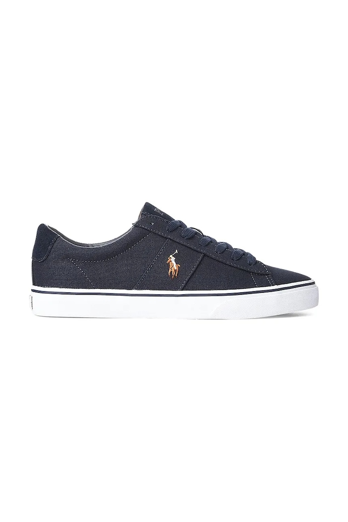 Polo Ralph Lauren - Sportcipő velúr bőr sötétkék 816749369002