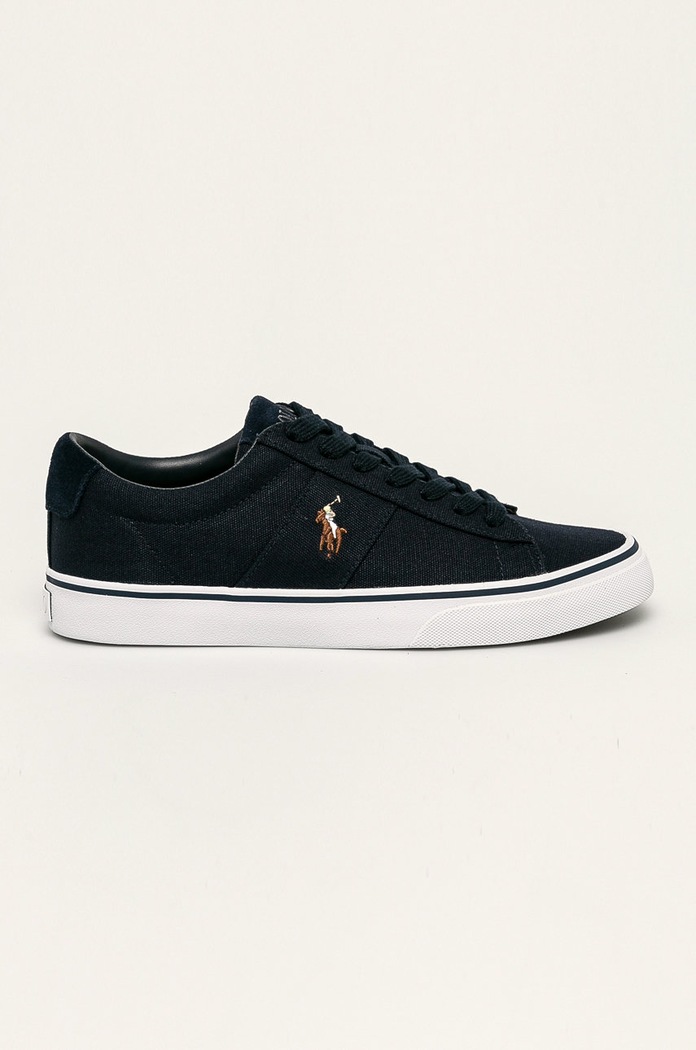 Polo Ralph Lauren - Sportcipő velúr bőr sötétkék 816749369002