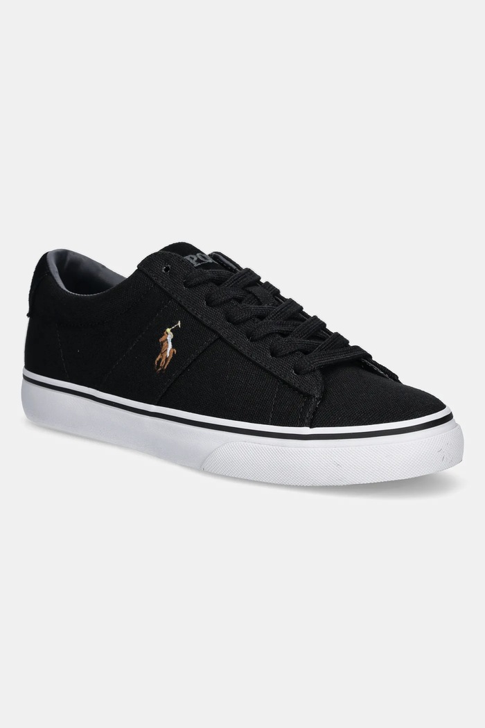 Polo Ralph Lauren - Tenisky přírodní kůže černá 816749369001