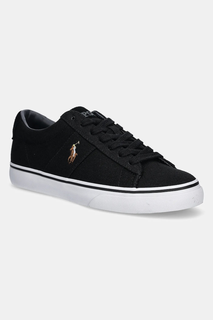 Polo Ralph Lauren - Tenisky přírodní kůže černá 816749369001
