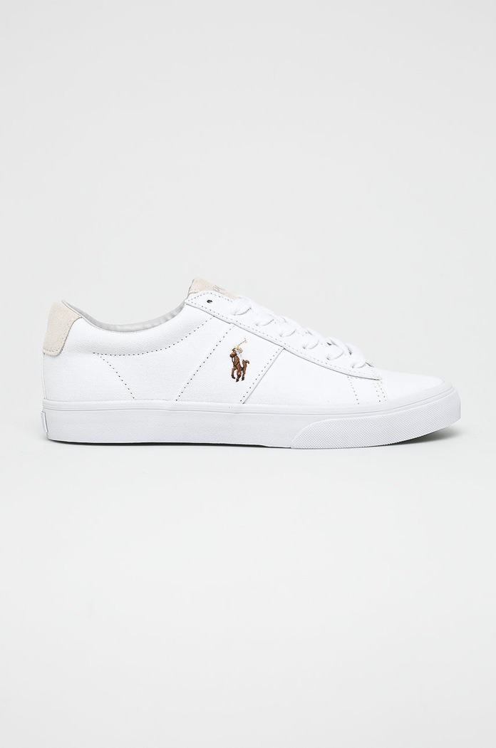 Polo Ralph Lauren cipő Sayer velúr bőr fehér 816749369003
