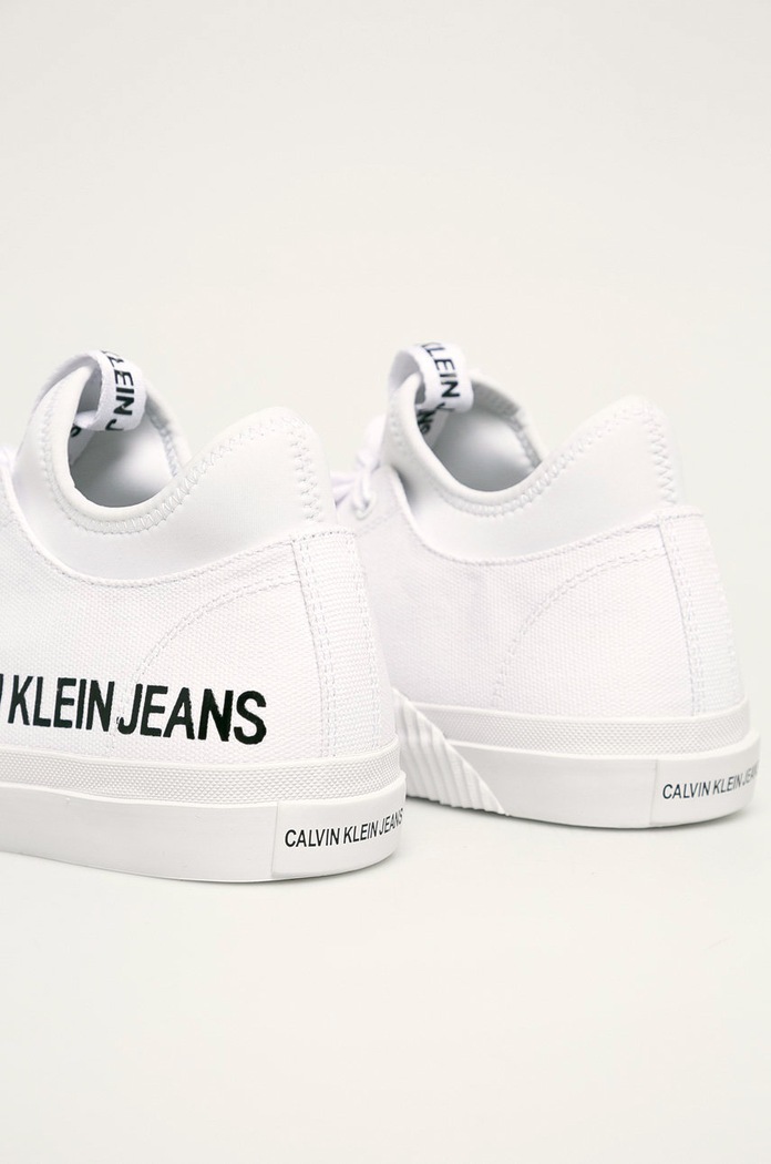 Boty Calvin Klein Jeans - Tenisky S0114 bílá