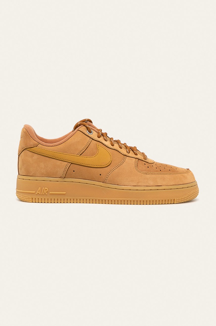Nike Sportswear Buty skórzane Air Force 1 '07 brązowy CJ9179