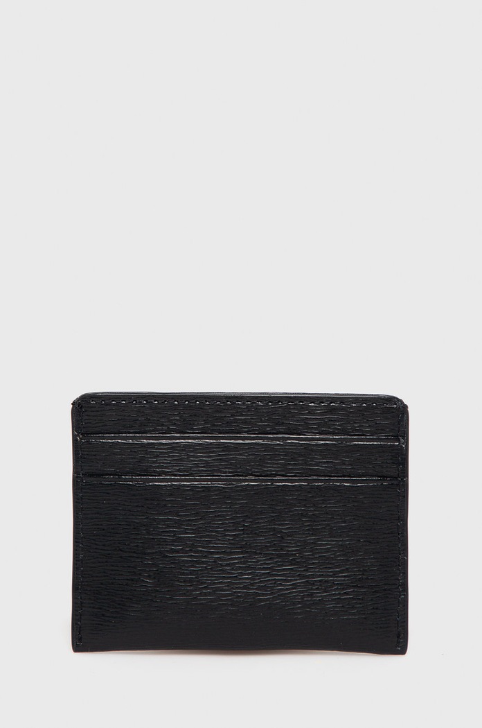 Кожен калъф за карти Dkny R92Z3C09 черен SS22