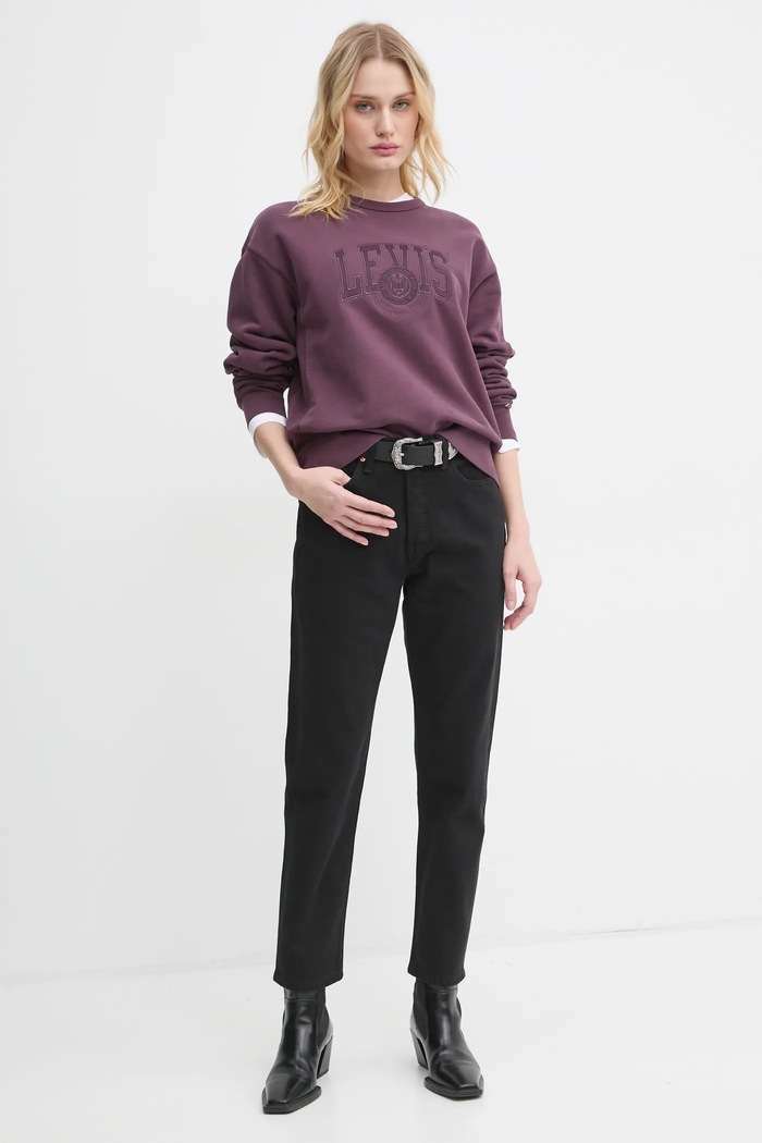 Levi's - Дънки 501® CROP 36200.0085 черен AA00
