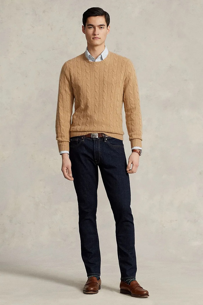 Oblečenie Polo Ralph Lauren - Rifle 710751050001 tmavomodrá