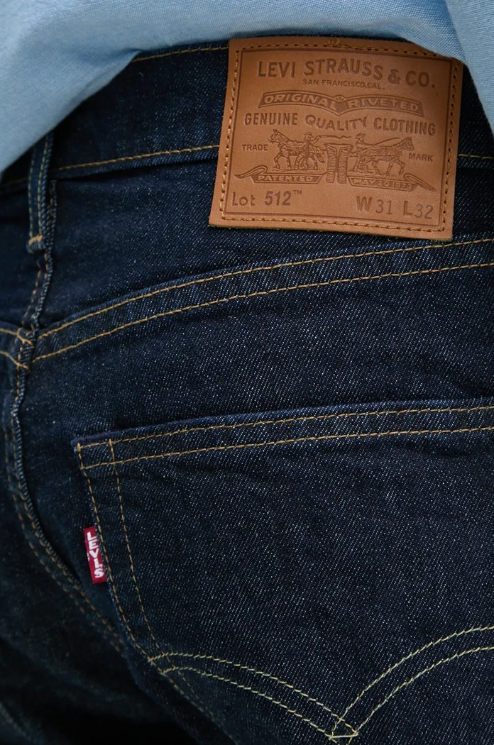 Levi's - Дънки 512™ SLIM TAPER тъмносин 28833.0280
