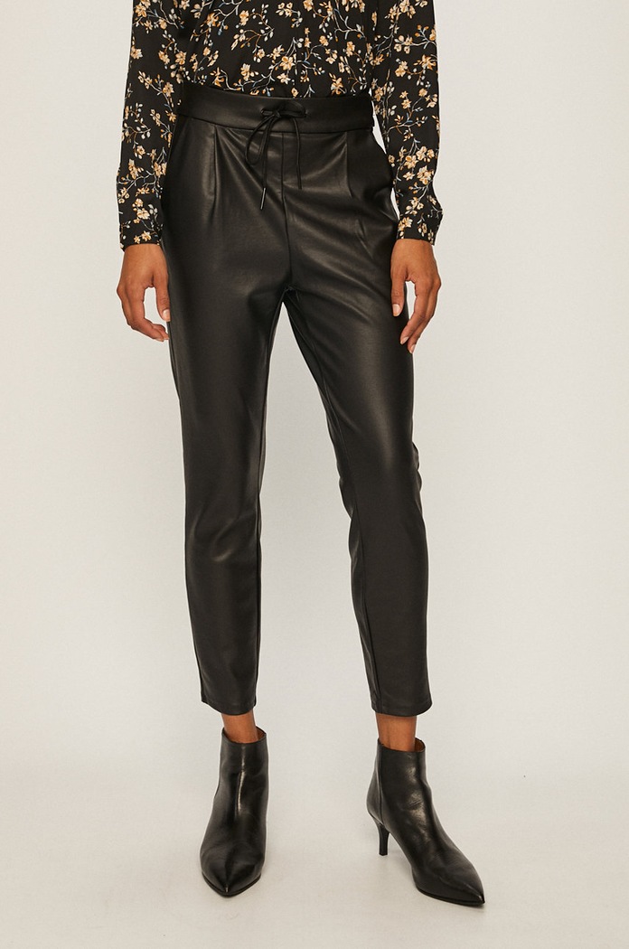 Vero Moda - Spodnie z elastanem czarny 10205737