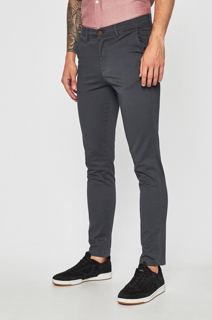 Jack & Jones - Kalhoty chinos šedá 12159929