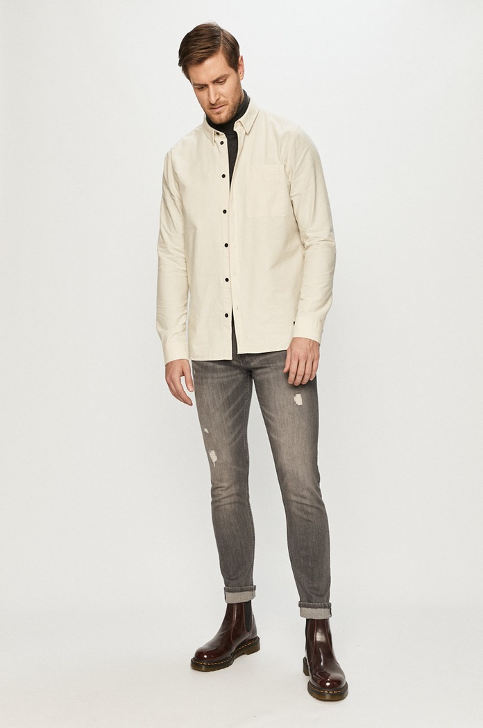 Jack & Jones - Rolák 12157417 sivá AA00