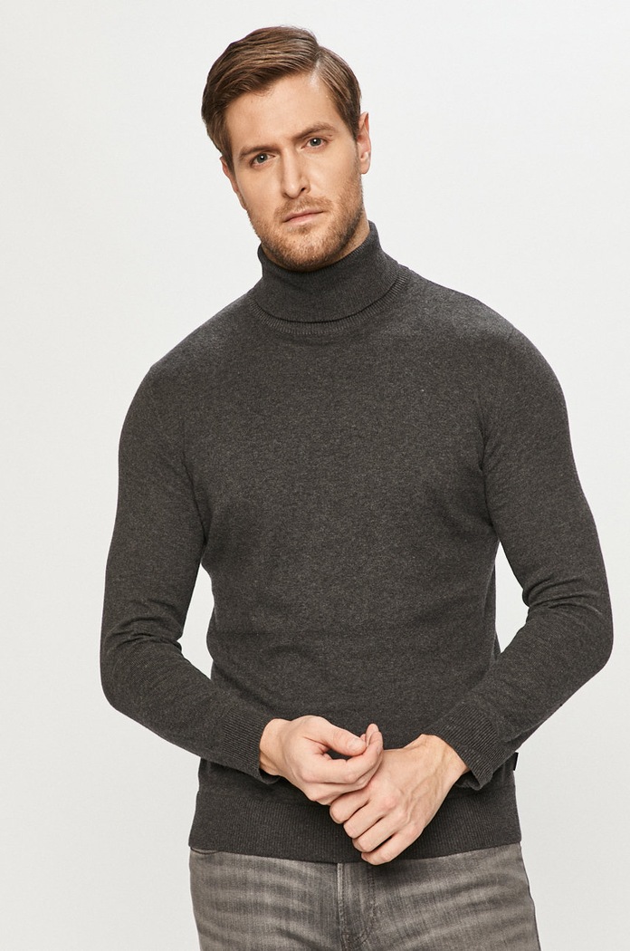 Jack & Jones - Rolák sivá 12157417