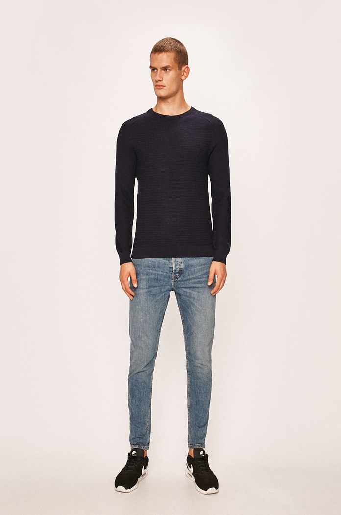 Jack & Jones - Pulover 12141495 mornarsko plava AA00
