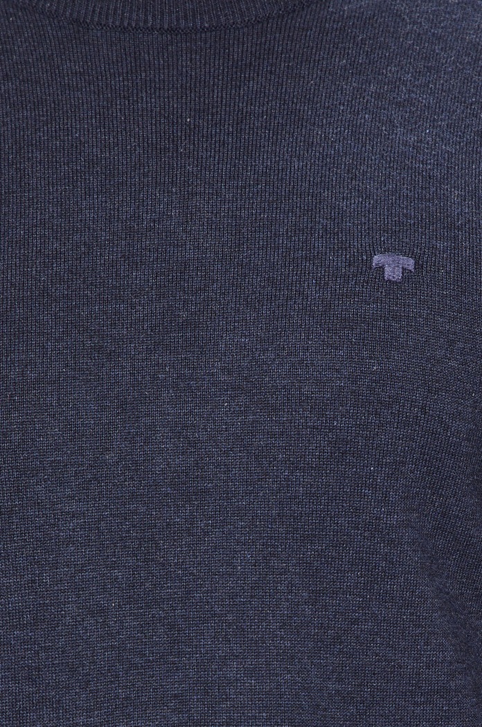 Tom Tailor Denim - Sveter 1012819 tmavomodrá