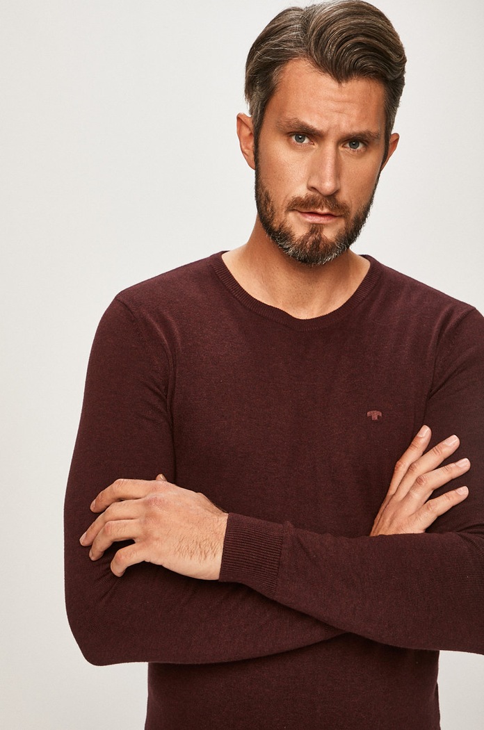 Tom Tailor Denim - Sveter hnedá 1012819