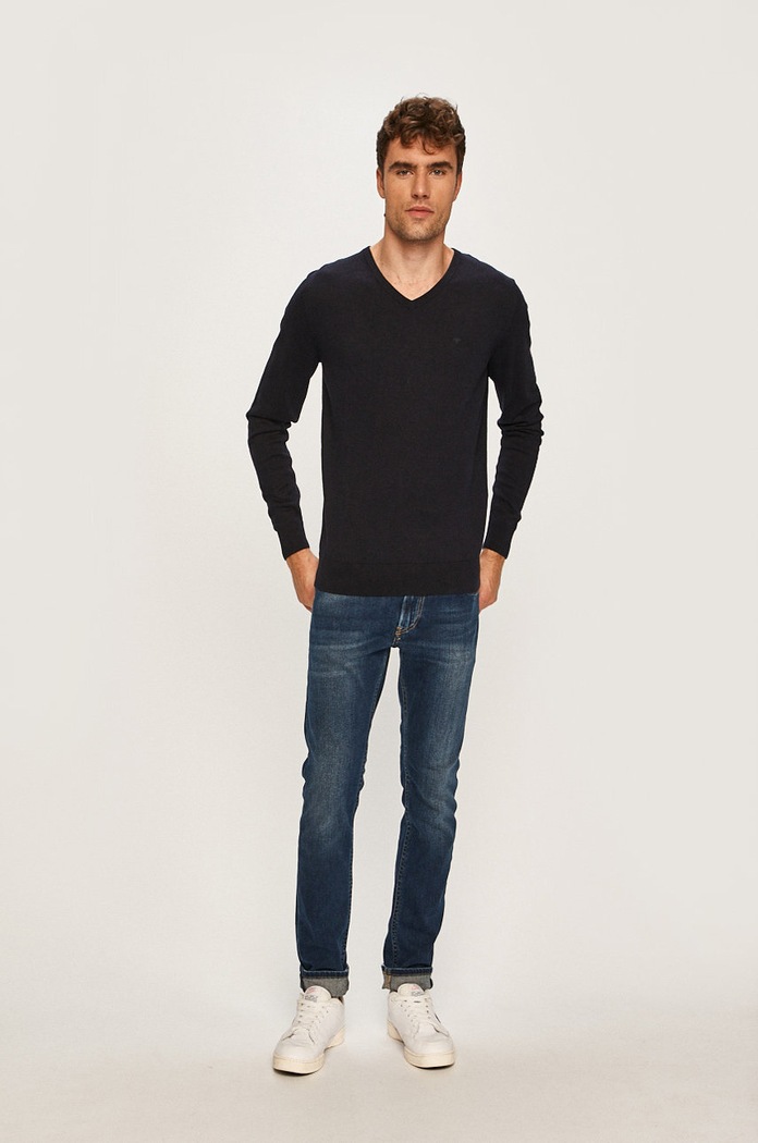 Tom Tailor Denim - Sweter 1012820 granatowy AA00