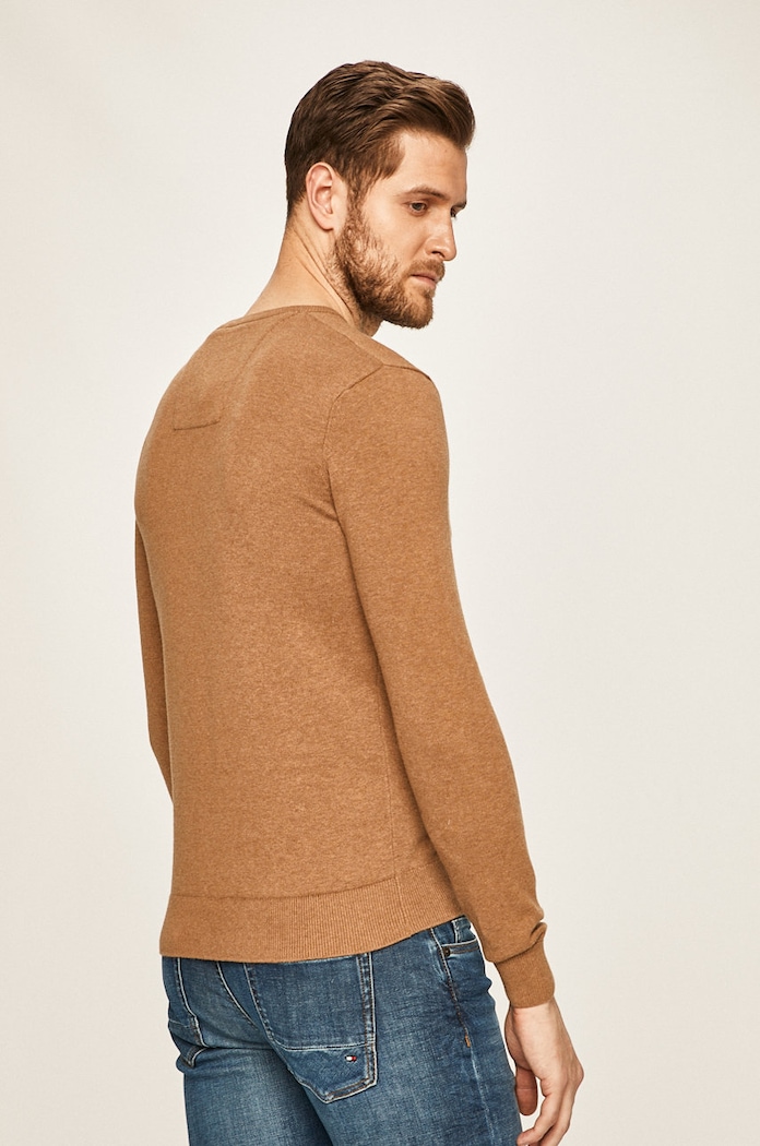 Odzież Tom Tailor Denim - Sweter 1012820 brązowy