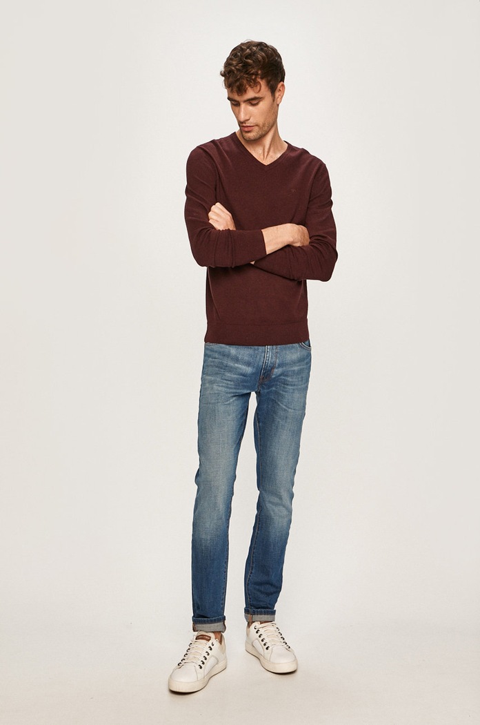 Tom Tailor Denim - Sveter 1012820 hnedá AA00